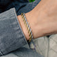 Spiral Bracelet Set - Golden & Silver